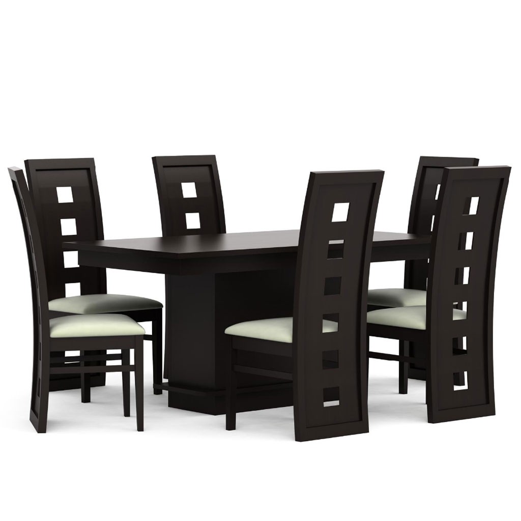 Comedor Quadro de 6 Sillas Estilo Contemporáneo
