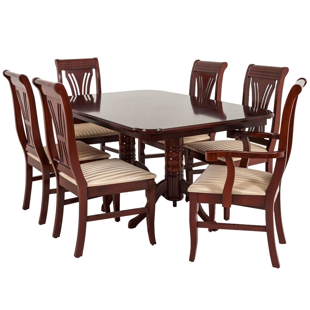 Comedor Lucena 6 Sillas Estilo Clásico