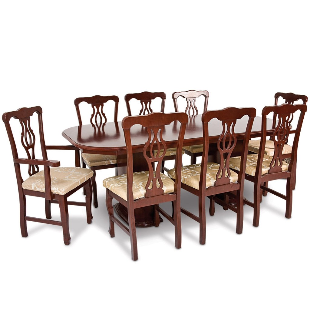 Comedor Emperador estilo clásico de 8 sillas