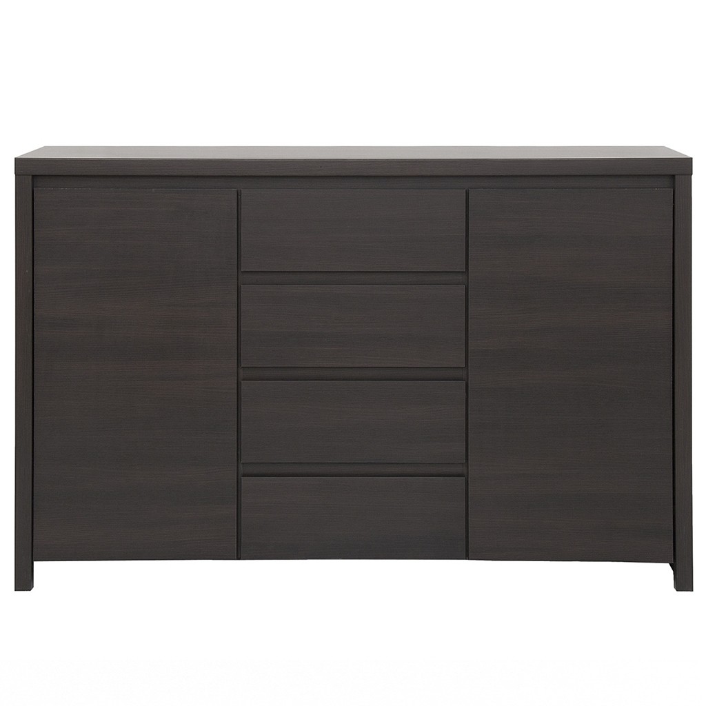 Bufetero Kaspian Estilo Contemporáneo 2 Puertas 4 Cajones