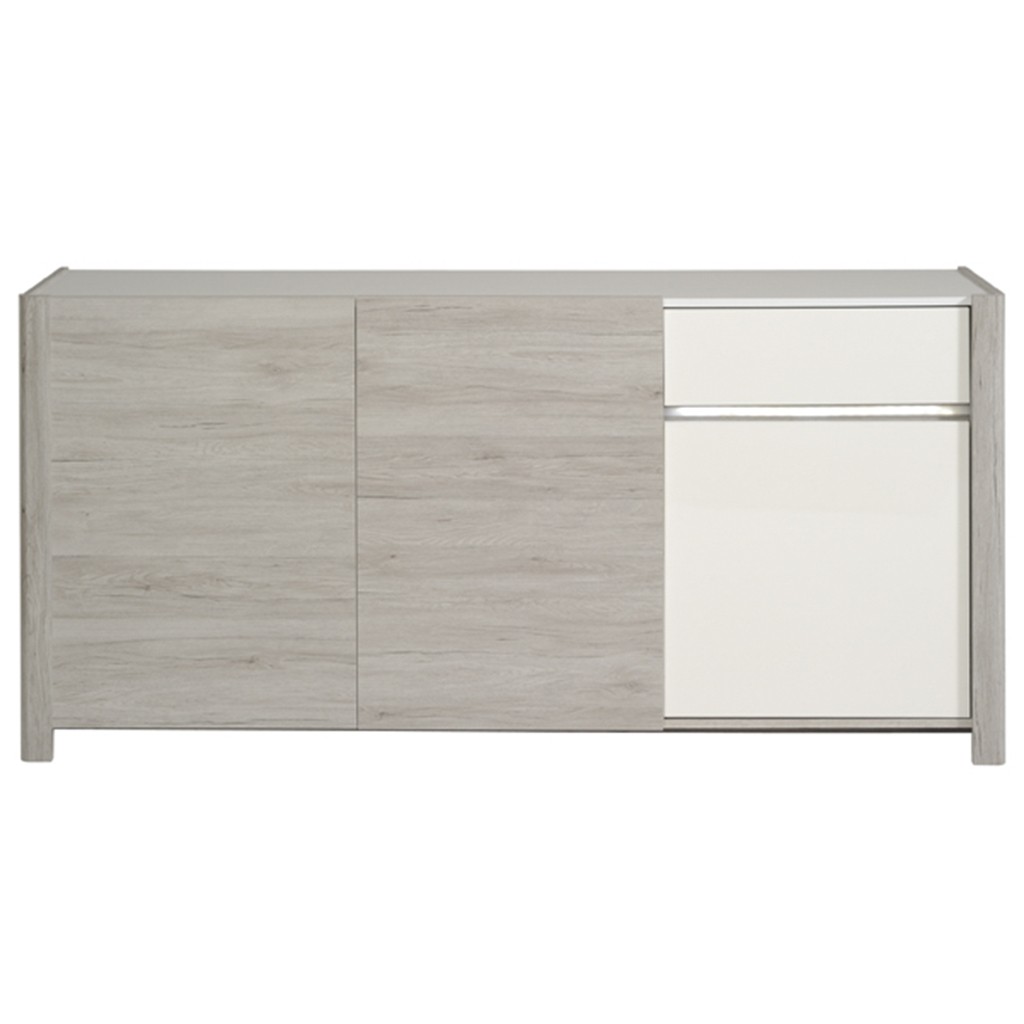 Bufetero Luneo Estilo Contemporaneo 3 puertas 1 cajón