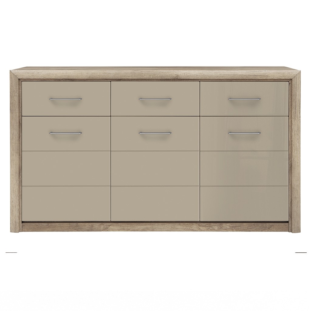 Bufetero Koen II Estilo Contemporáneo 3 Puertas 3 Cajones