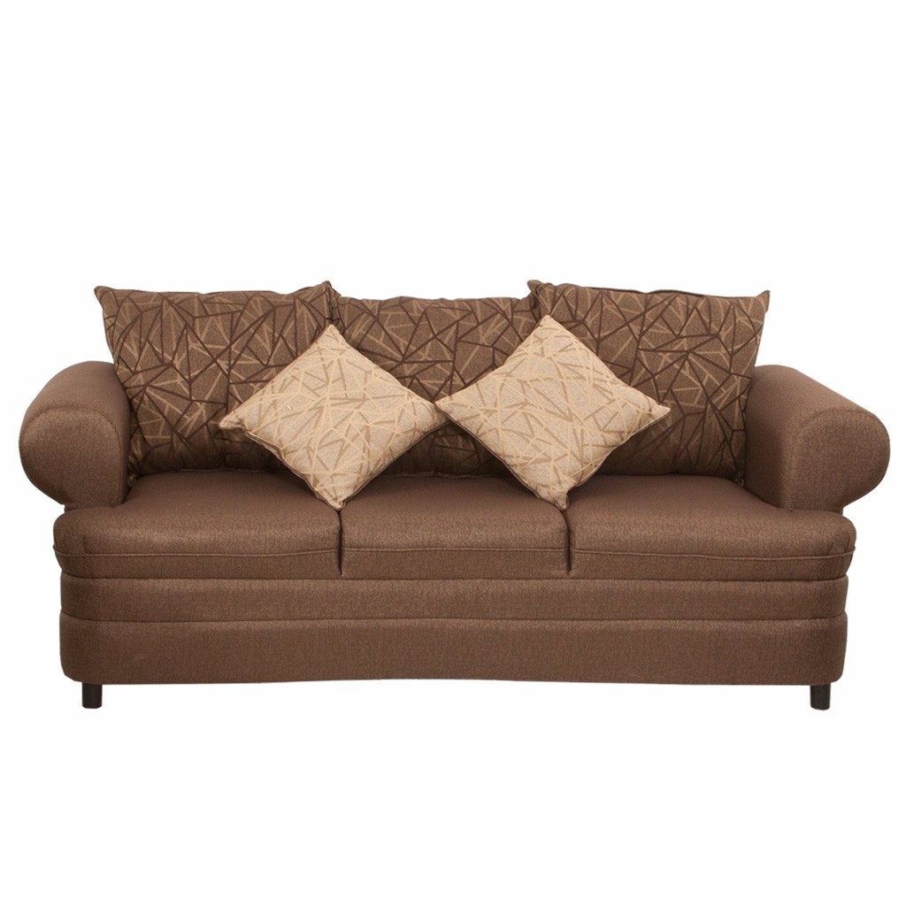 Sofá Versa tapizado en lino café
