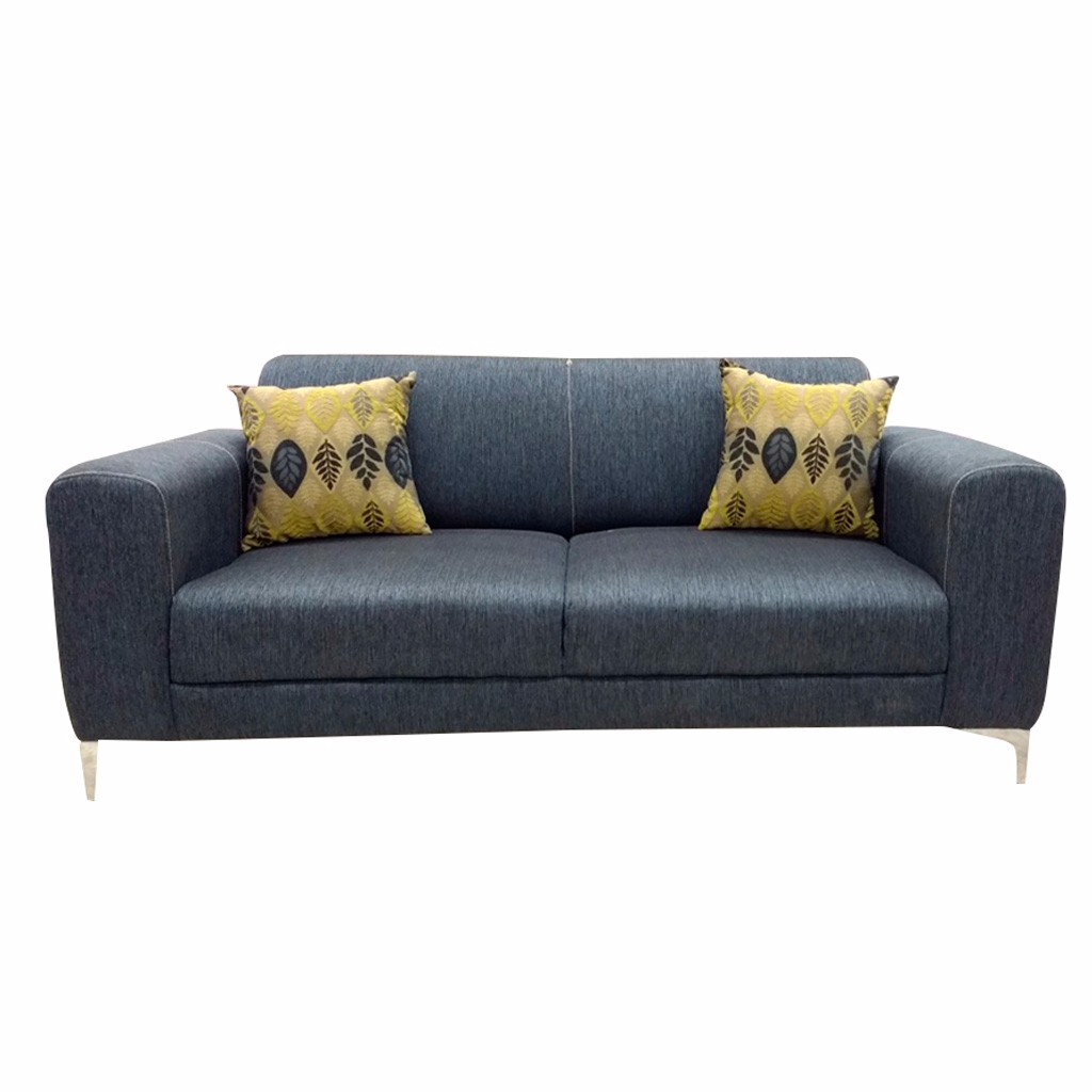 Sofá Millet Tapizado en Lino Azul