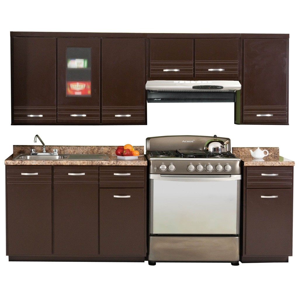 Cocina Viena Estilo Contemporáneo Color Chocolate