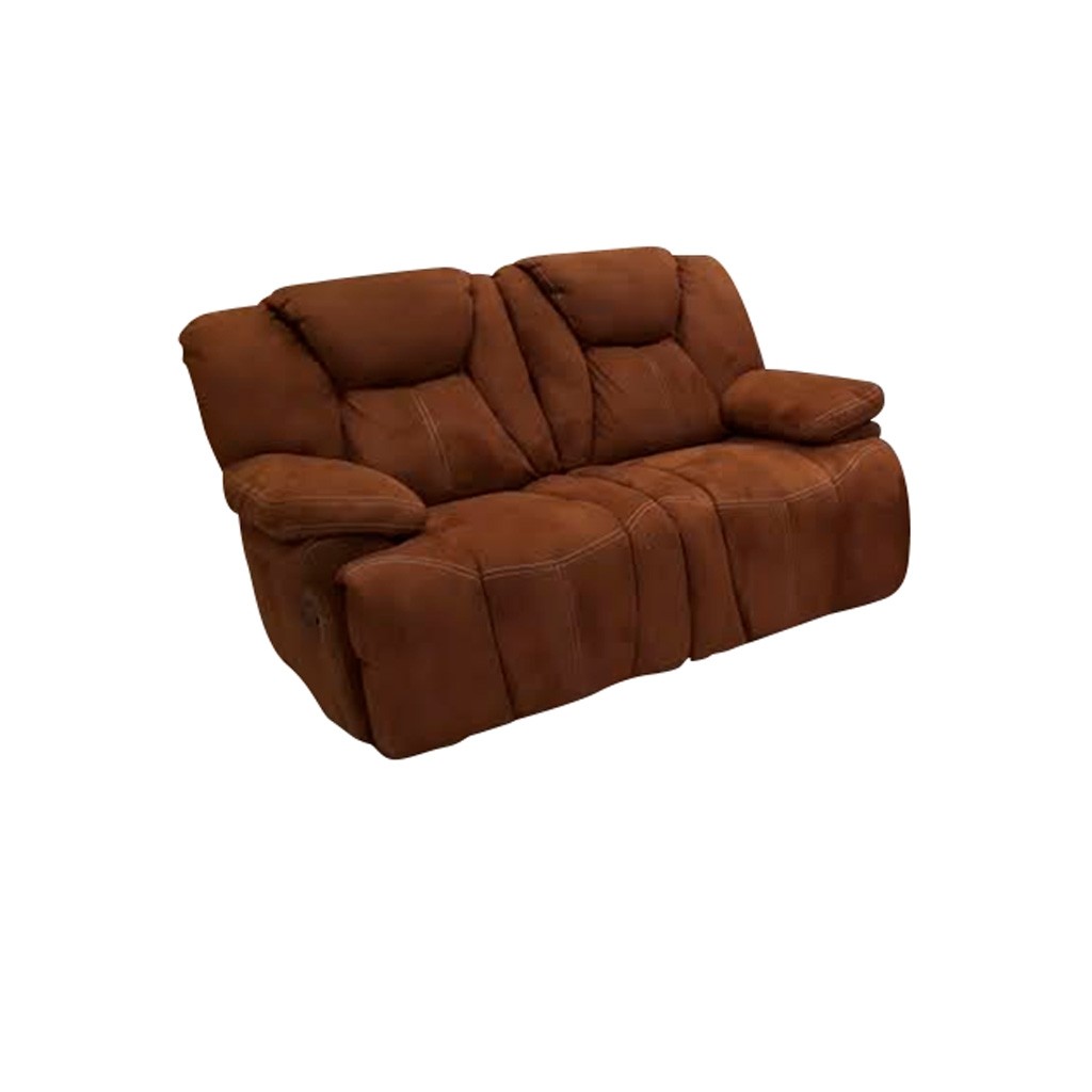 Love Seat Milani con Reclinables Tapizada en Suade