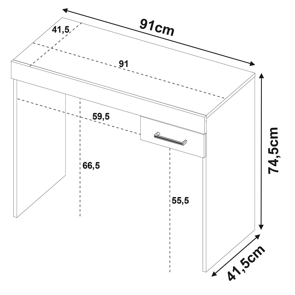 Mesa de Computo Bertolini Cooler Canela