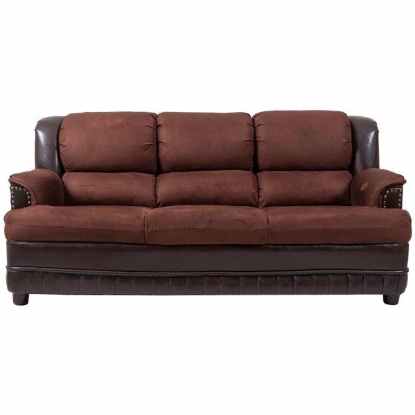 Sofá Dolzen Tapizado en Suade Color Café