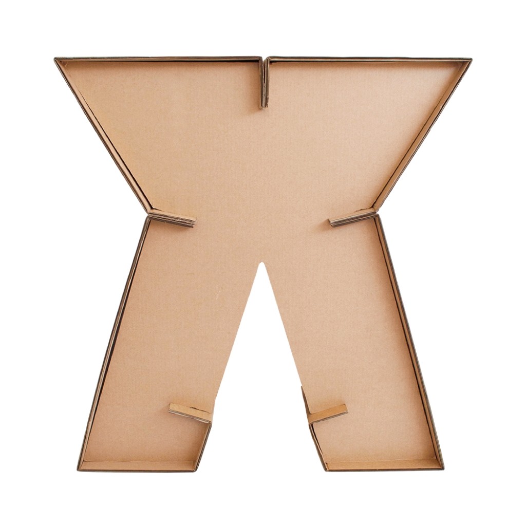 Escritorio X2 con cubierta D glaf de cartón corrugado