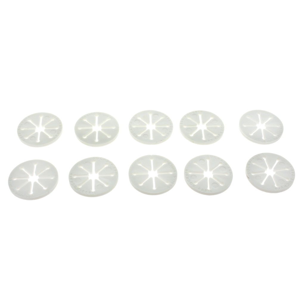 Set de 10 sujetadores de calcetines