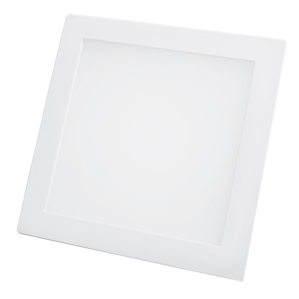 Lámpara cuadrada 18 watts luz fría para empotrar Sanelec
