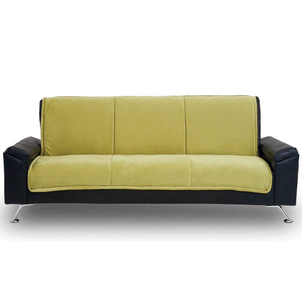 Sofá Cama Mamba Tapizado en Vinipiel y Velvet