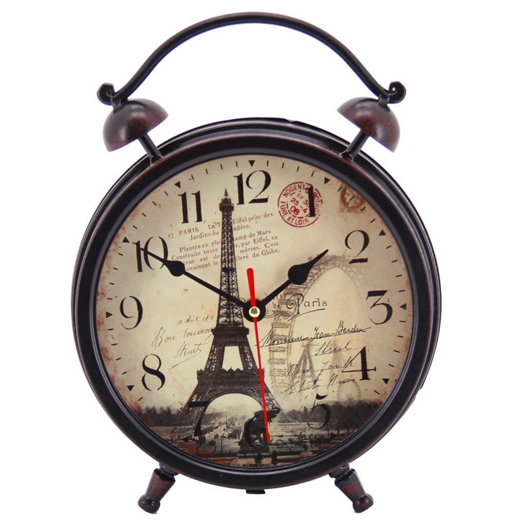 Reloj de Mesa Torre Eiffel Café