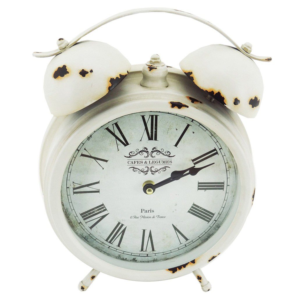 Reloj de Mesa París Blanco