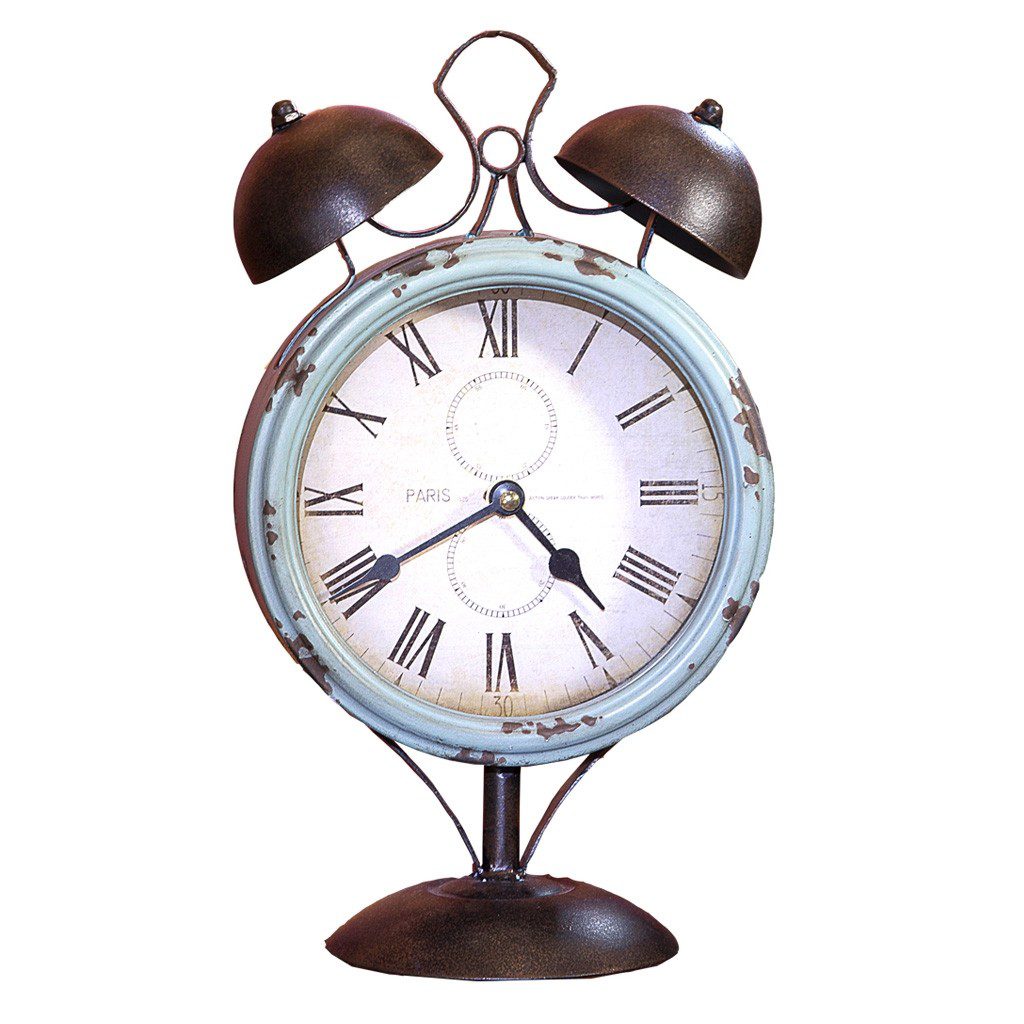 Reloj de Mesa Vintage Azul Cielo