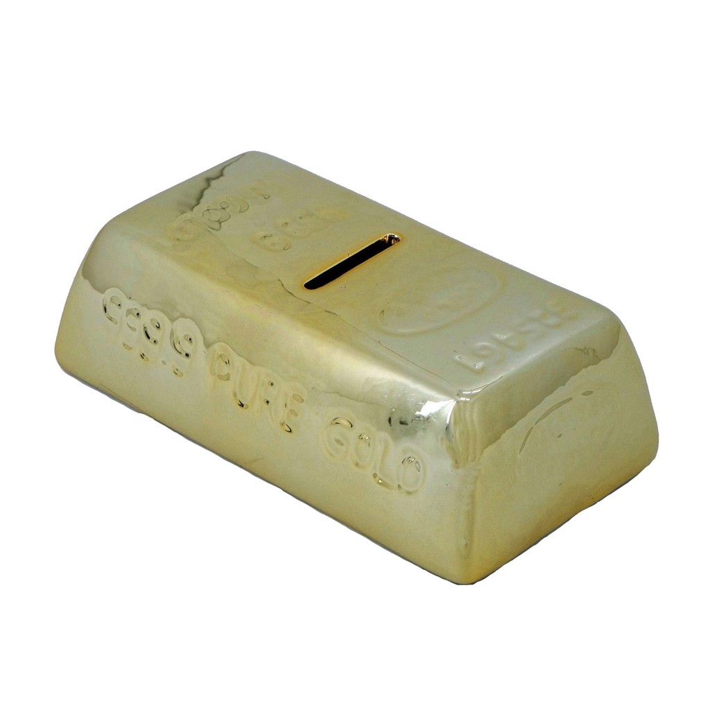 Alcancía Lingote de Oro