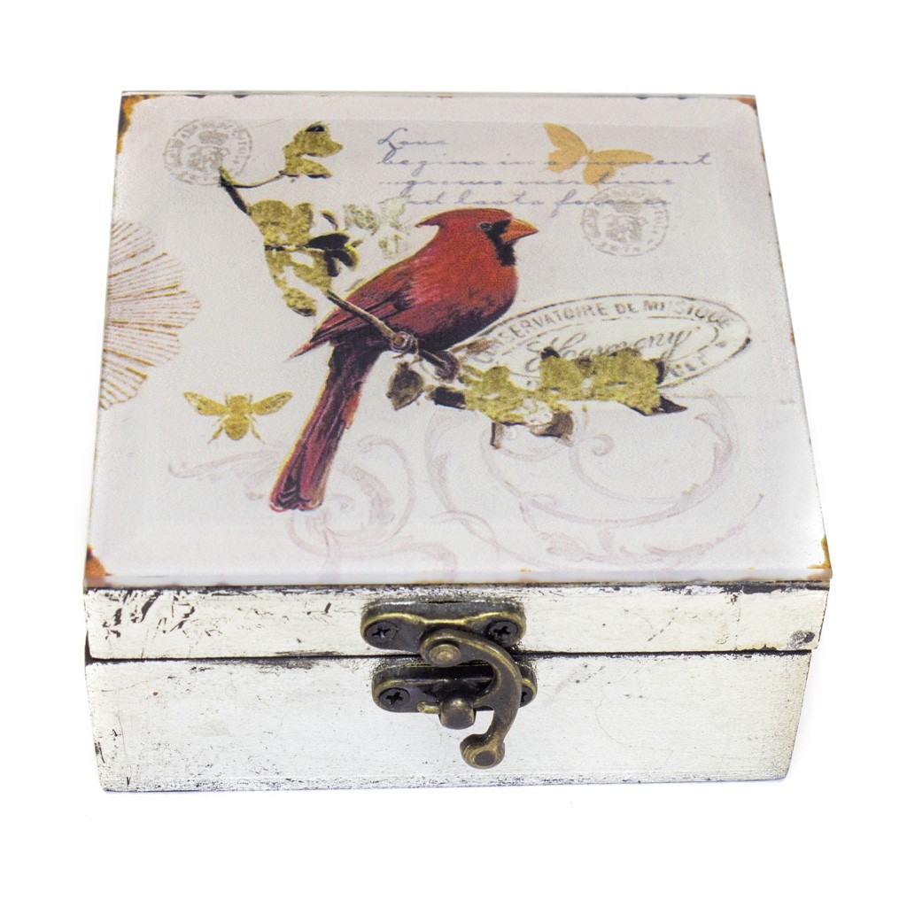 Caja decorativa Pájaro