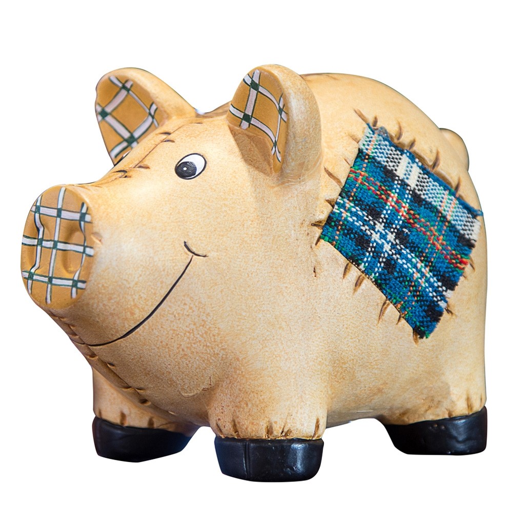 Alcancía Puerquito de Trapo