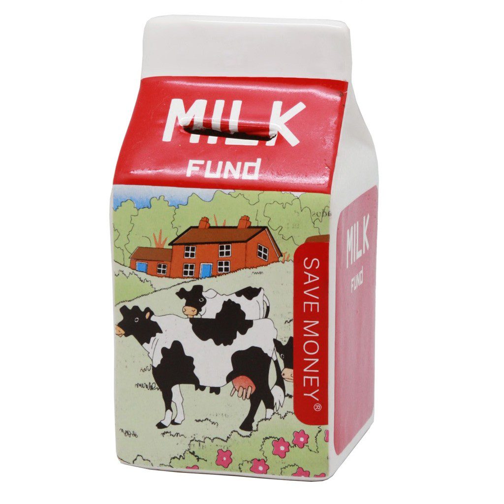 Alcancía Caja de Leche