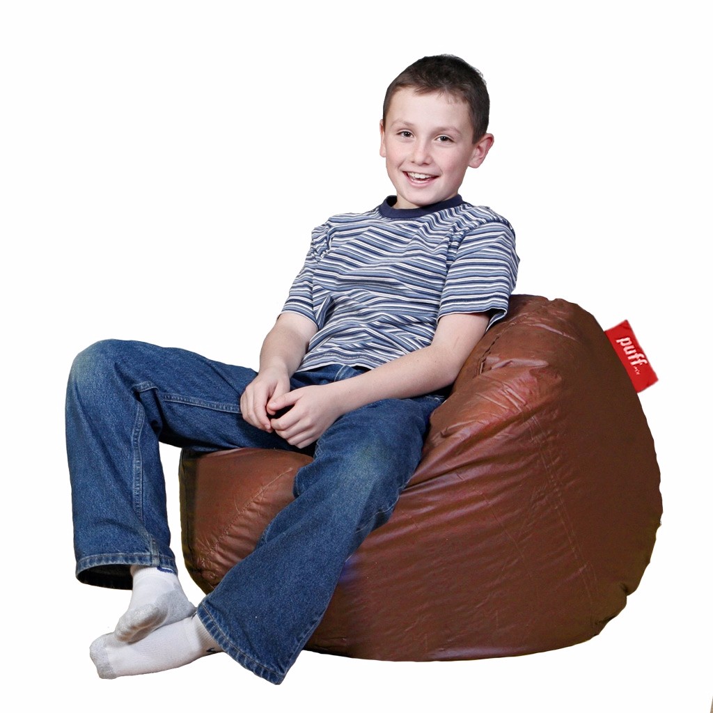 Puff Kids con Cama 2 en 1 Acabado Tacto Piel Varios Colores