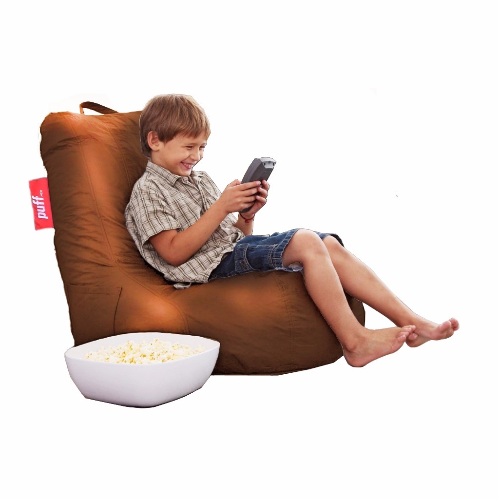 Puff Lounge Kids Acabado Tacto Piel Varios Colores