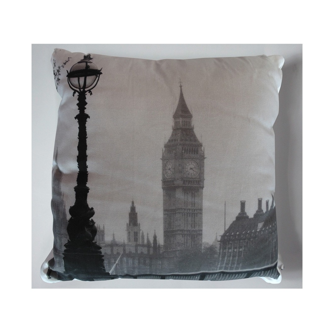 Cojín decorativo 40 X 40 Cm Big Ben Vintage CasaMia