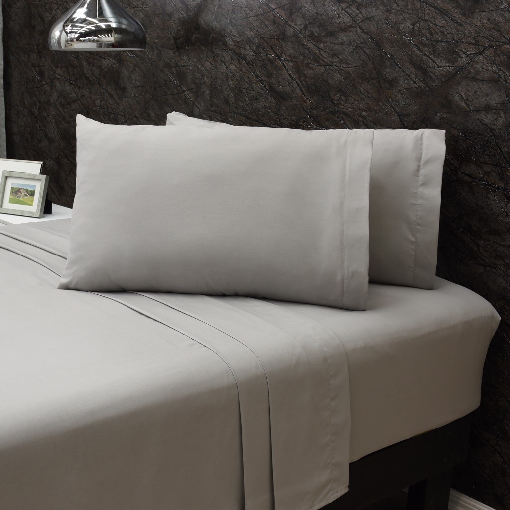 Juego Sábanas Viasoft Individual gris