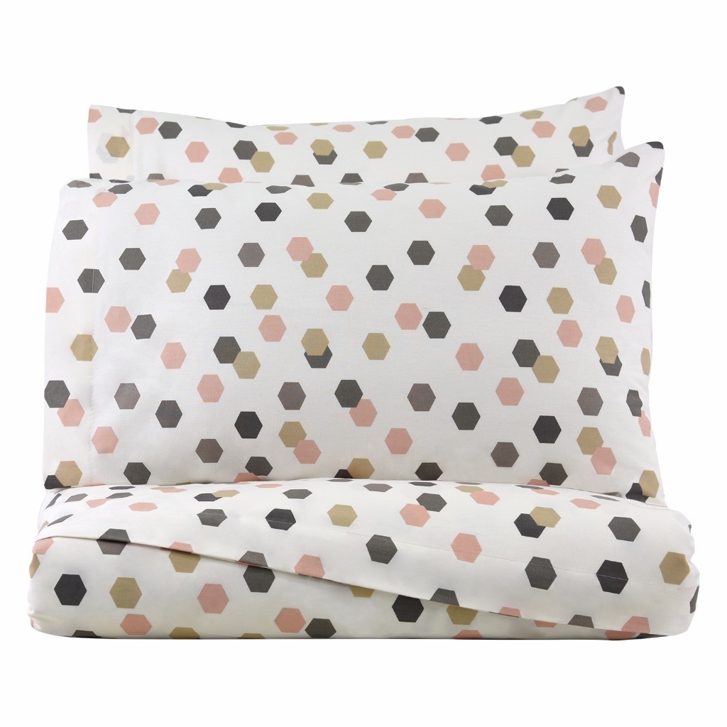 Juego Sábanas Cabos Individual Hexágono