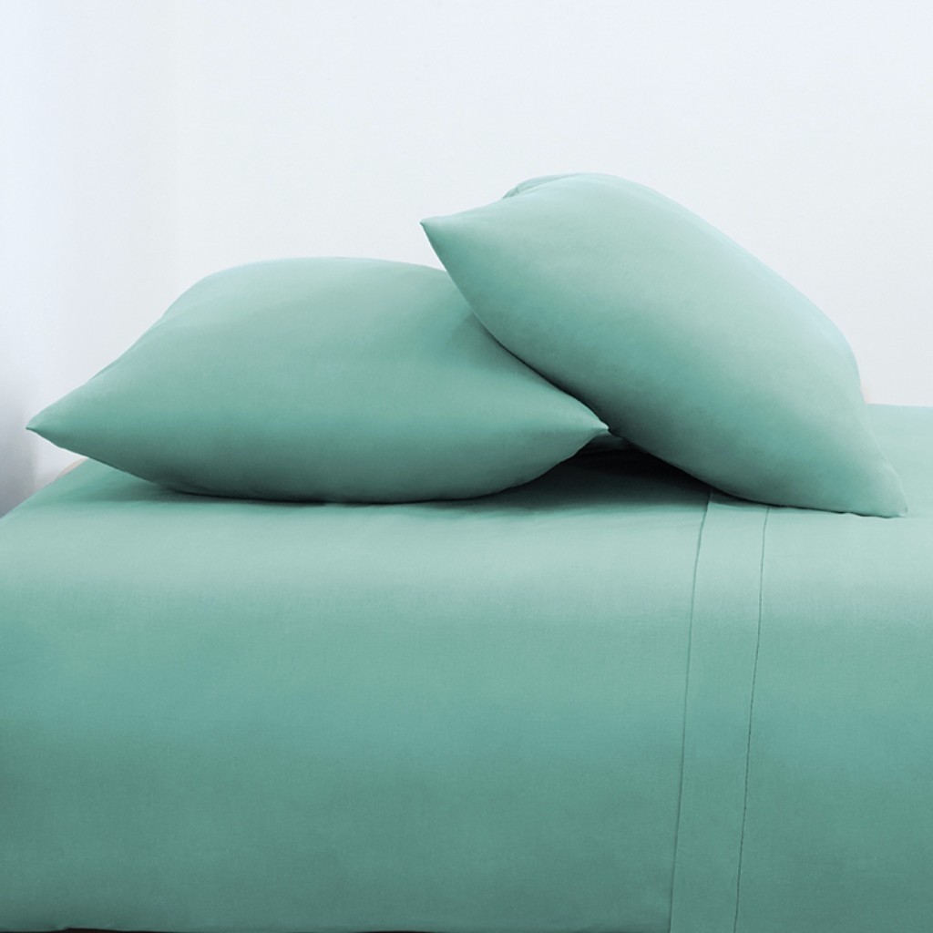 Juego Sábanas Cabos Matrimonial Menta