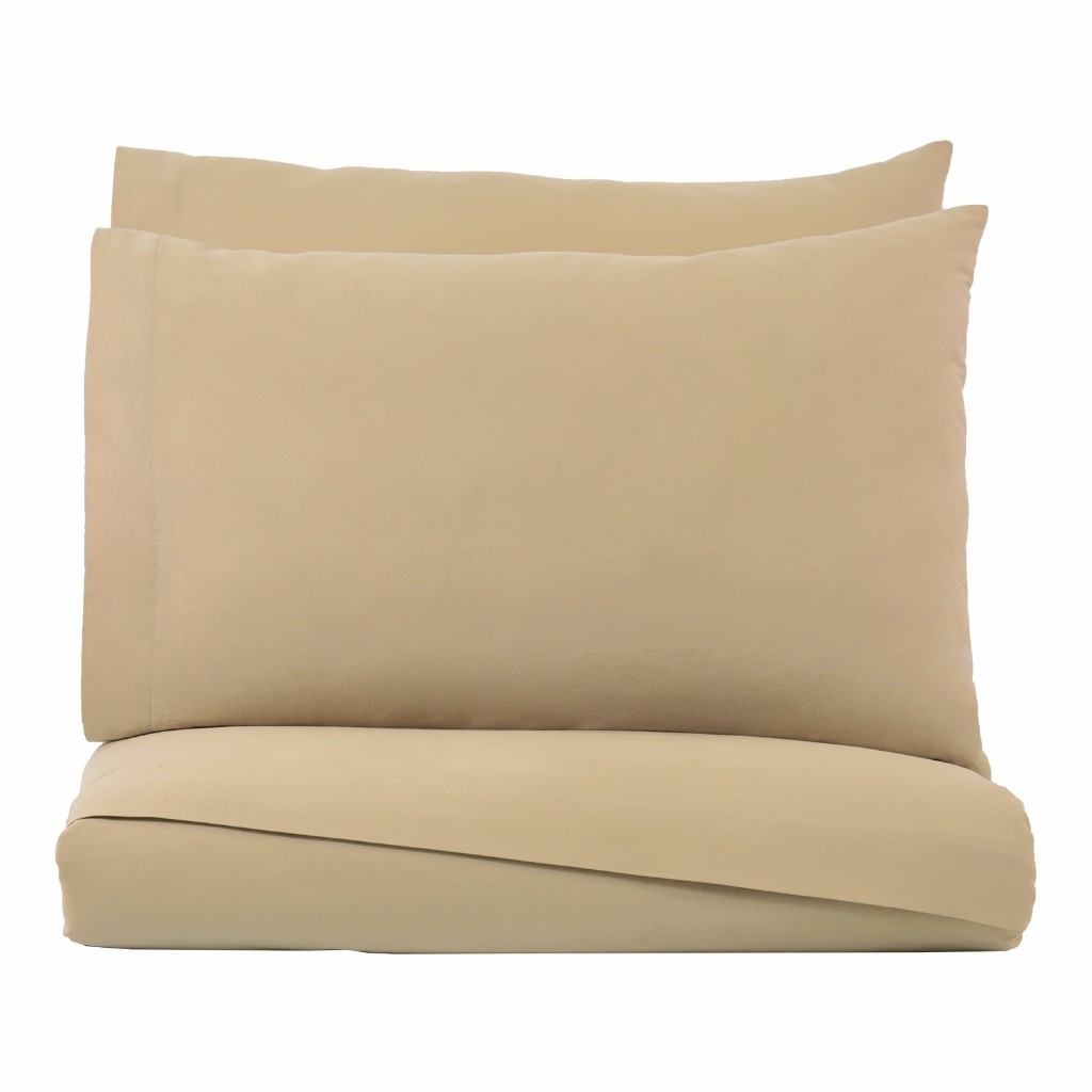 Juego Sábanas Cabos Individual Kaki