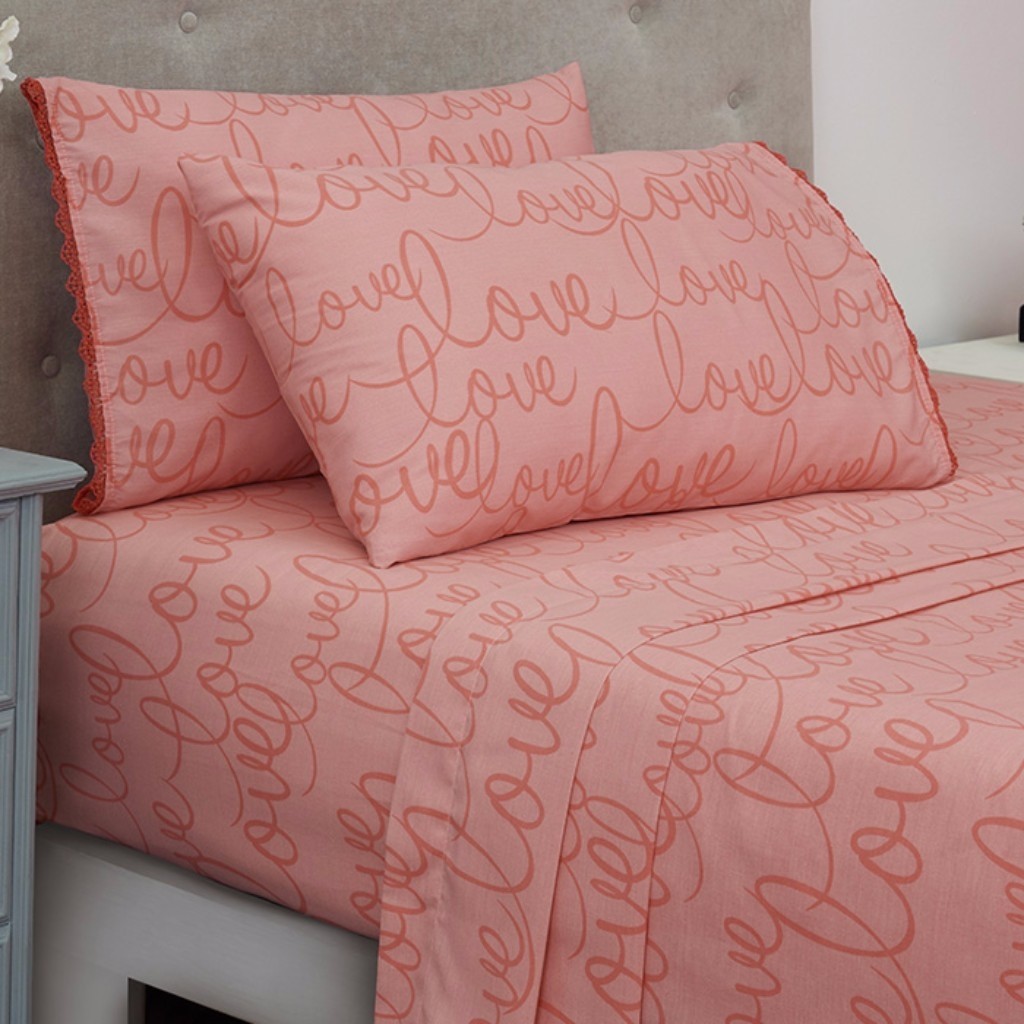 Juego Sábanas Individual Love