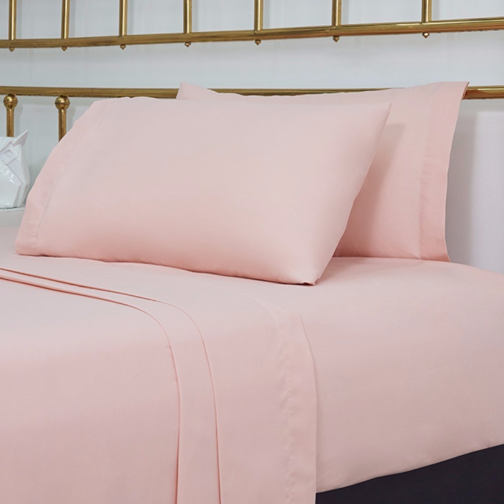 Juego Sábanas Viasoft Queen Size Rosa Matura
