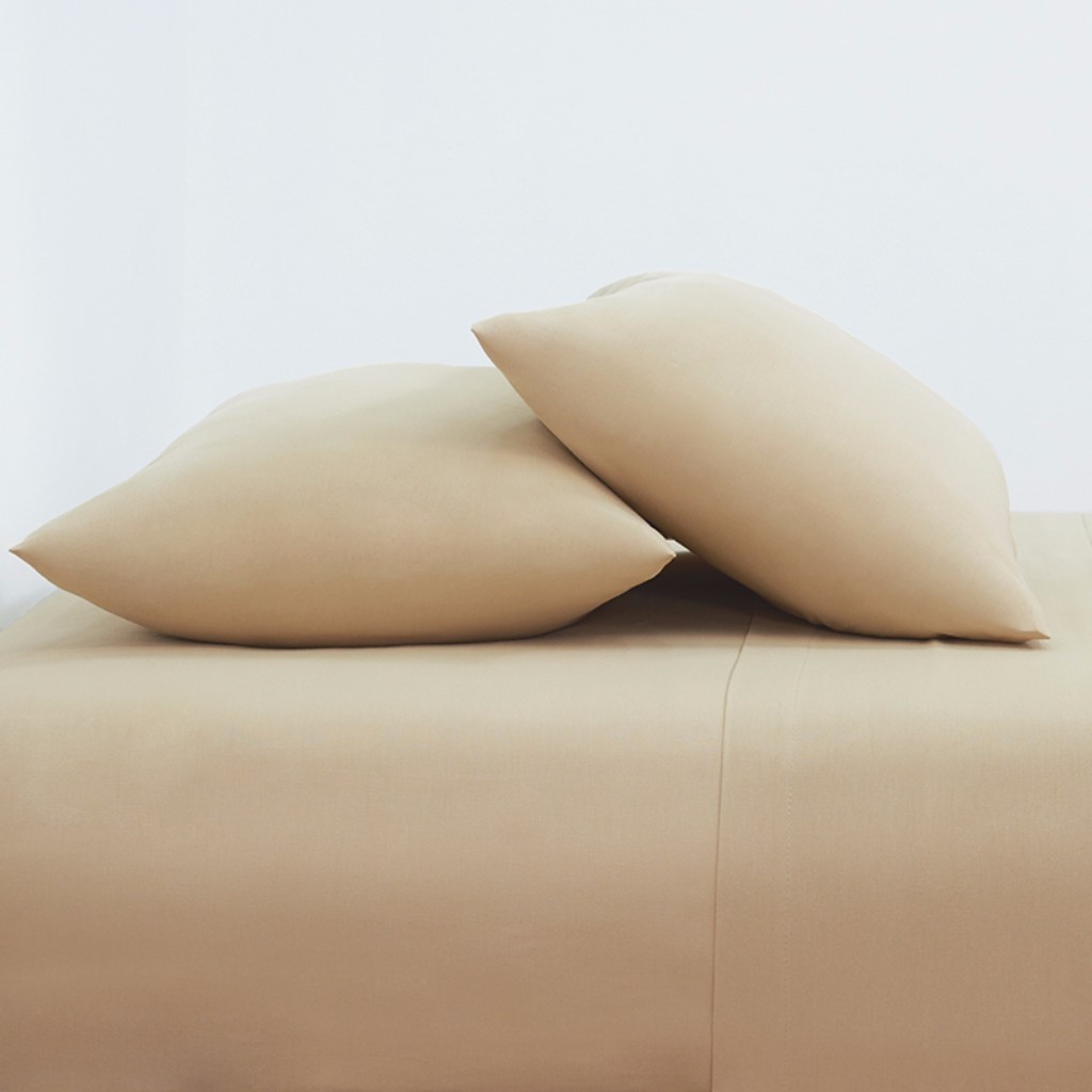 Juego Sábanas Cabos Queen Size Kaki