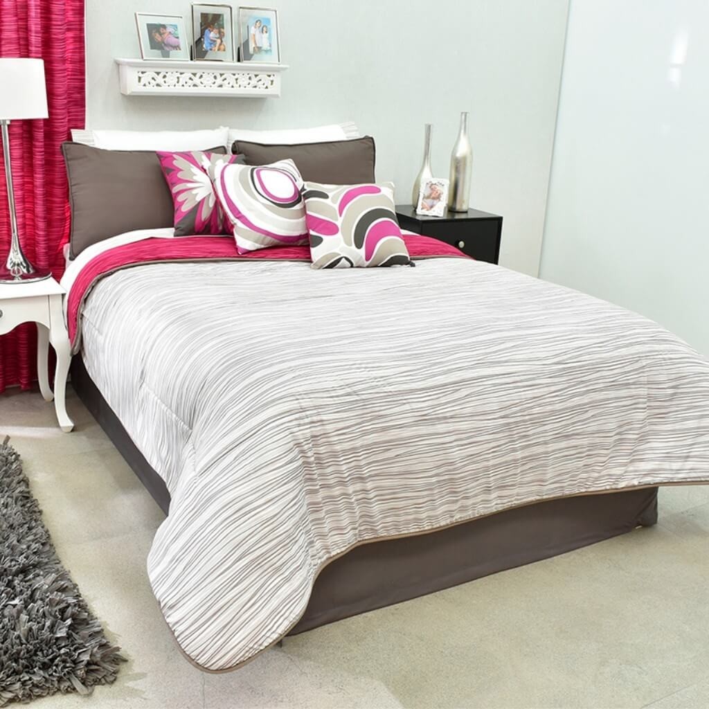 Juego Edredón Individual Bugambilia