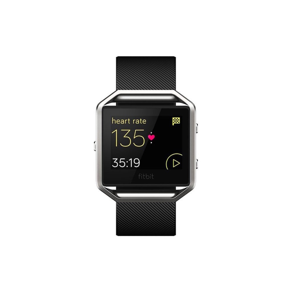 Fitbit Blaze Smart Fitness Watch Black Silver