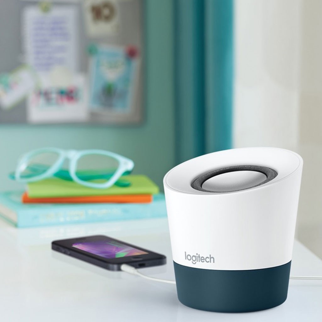 Bocina Bluetooth Logitech Z51 Multimedia Blanco con Gris