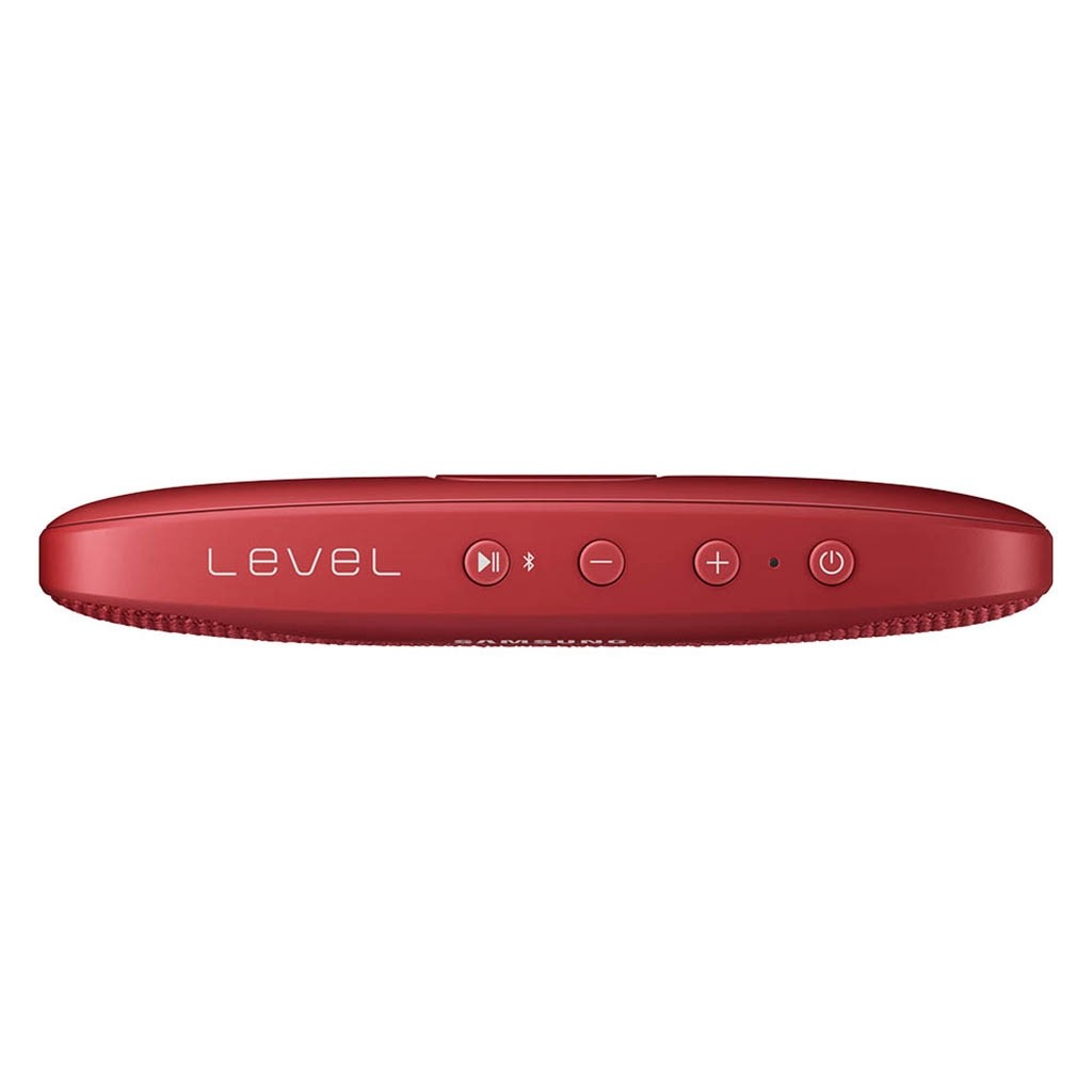 Bocina Samsung Level Box Slim color rojo resistente al agua