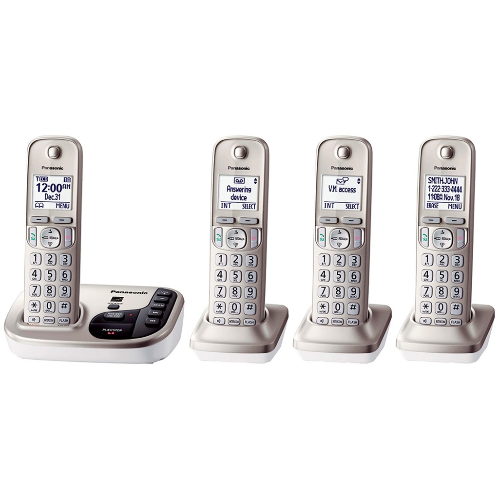 Teléfonos Panasonic KX TG444SK Enlace2Cell 4 Auriculares BlueTooth