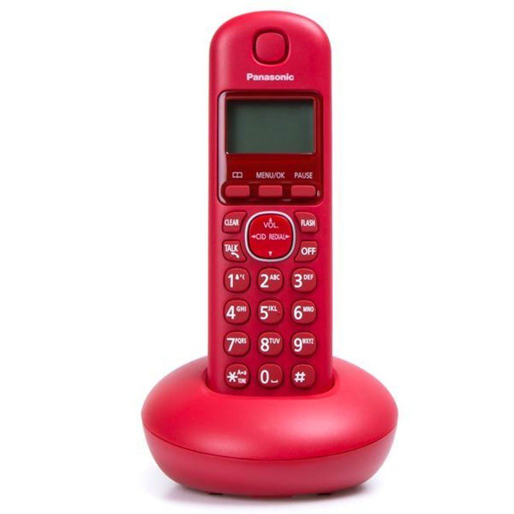 Teléfono Inalámbrico Panasonic KX TGB210MER Rojo