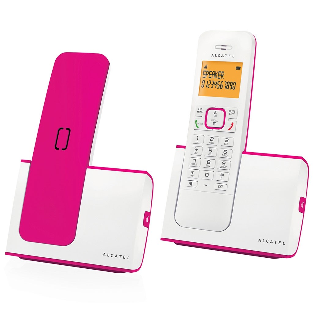 Teléfono Alcatel Inalámrbico G280 Rosa