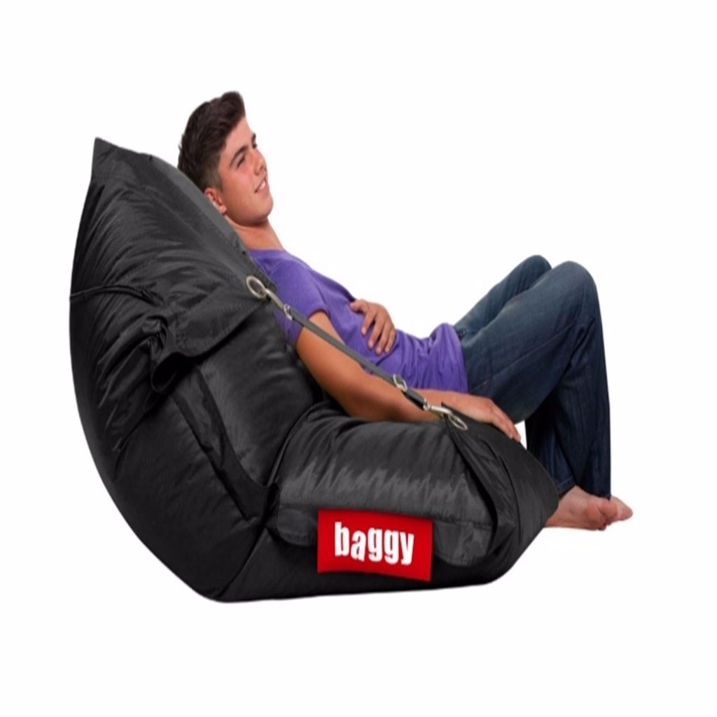 Sillón Puff Baggy Belt Negro