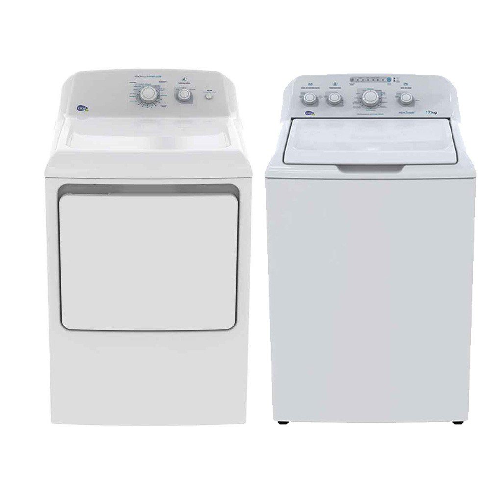 Paquete de Lavadora y Secadora Easy 17 kg Blanca