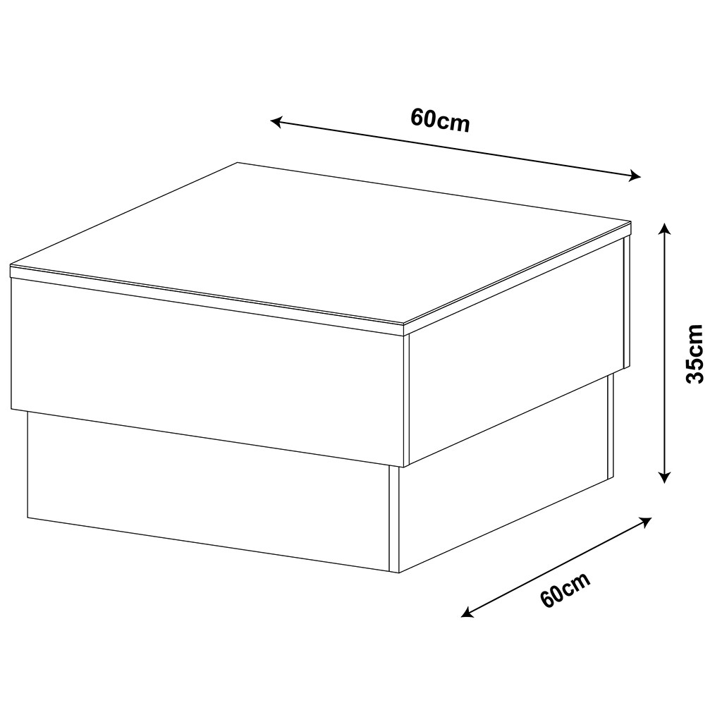 Mesa de Centro Bertolini Parati Rustica