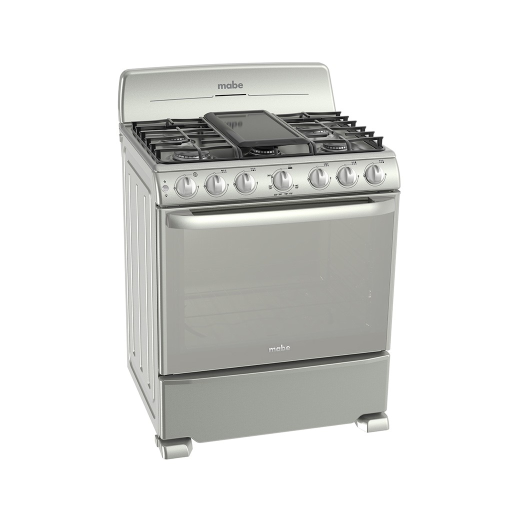 Estufa 30" Mabe Cubierta Acero Inoxidable EM7659BFIS