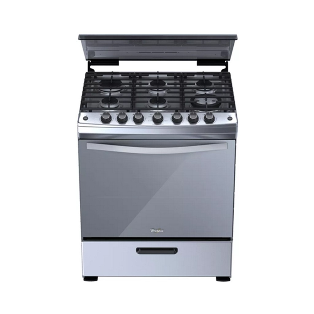 Estufa Whirlpool 30" Cubierta Acero Inoxidable WF5975S