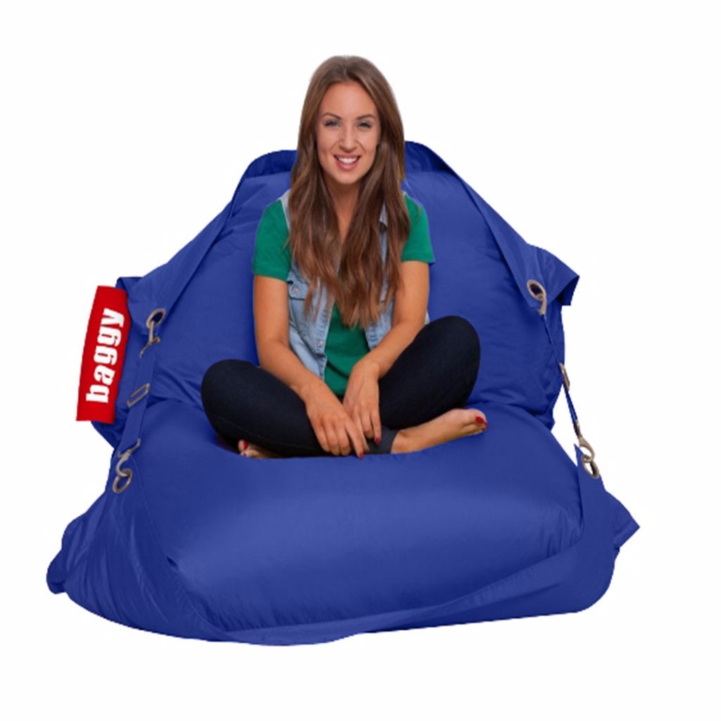 Sillón Puff Baggy Belt Azul Rey