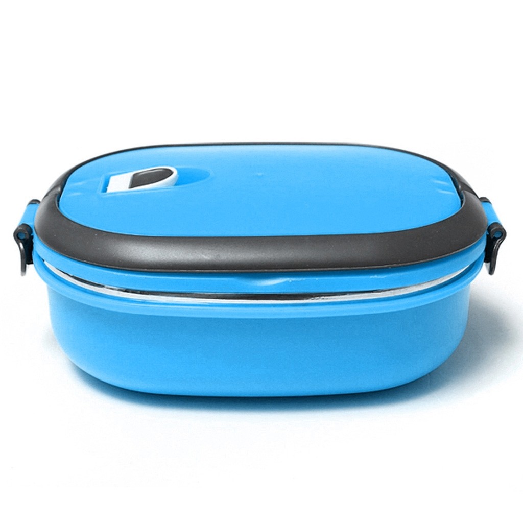 Tupper Para Comida Rectangular Easy Go Azul