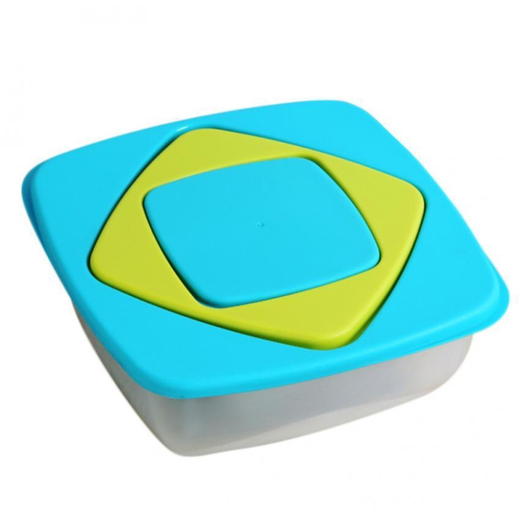 Juego De 3 Tupper Cuadrados Spring