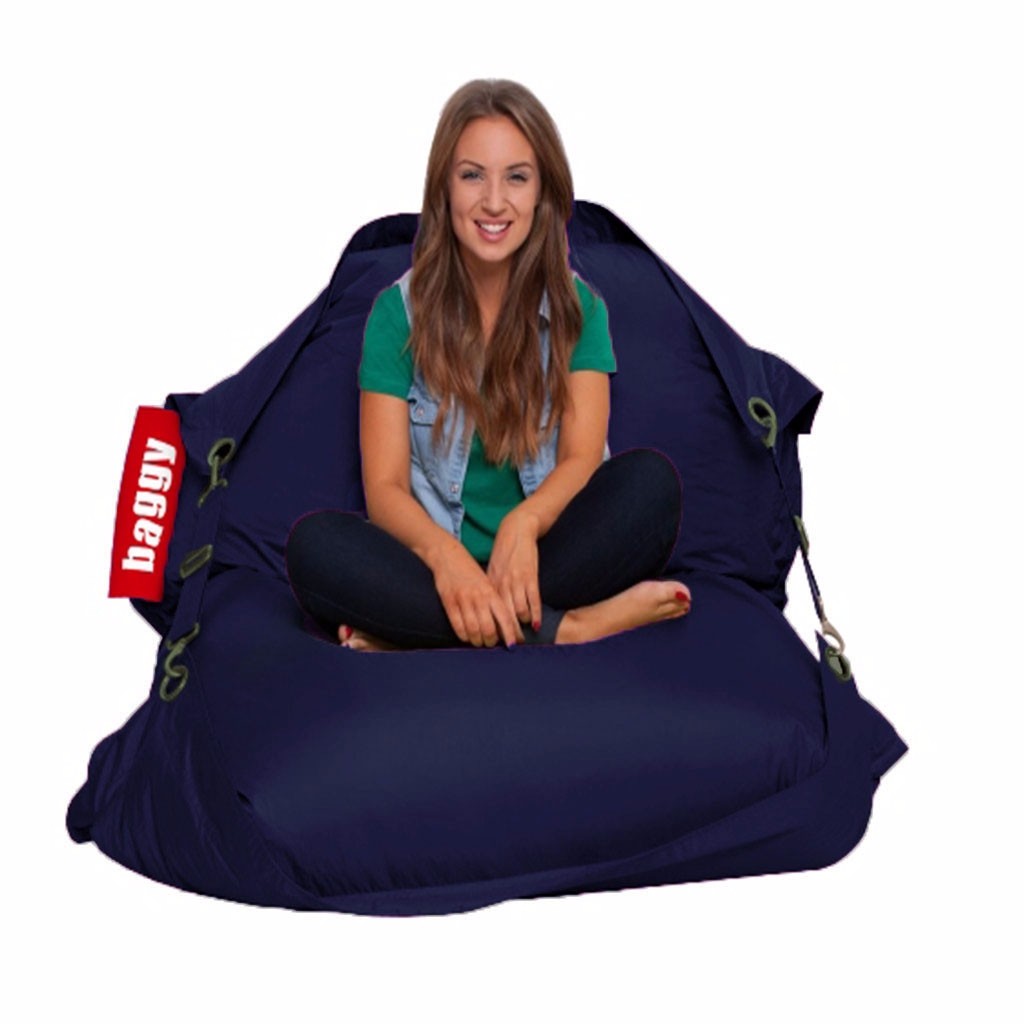 Sillón Puff Baggy Belt Azul Marino