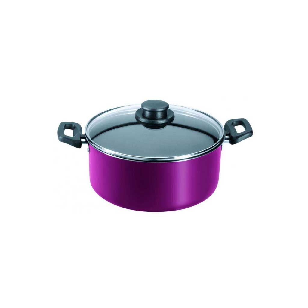 Olla antiadherente tapa de vidrio